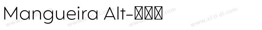 Mangueira Alt字体转换